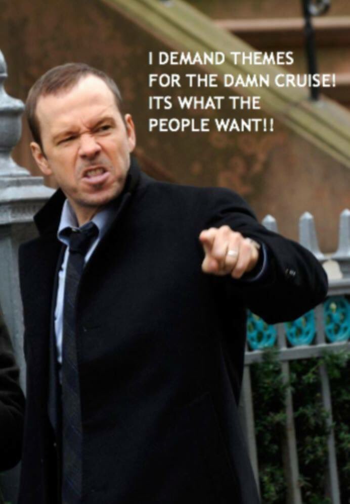 idle_misty's tweet photo. Bring on the themes!!!๐ ๐ค๐ณ @DonnieWahlberg @saraijksgirl #NKOTBCruiseX #BHWaiting #NeedToPlan https://t.co/86Ye09JA1U