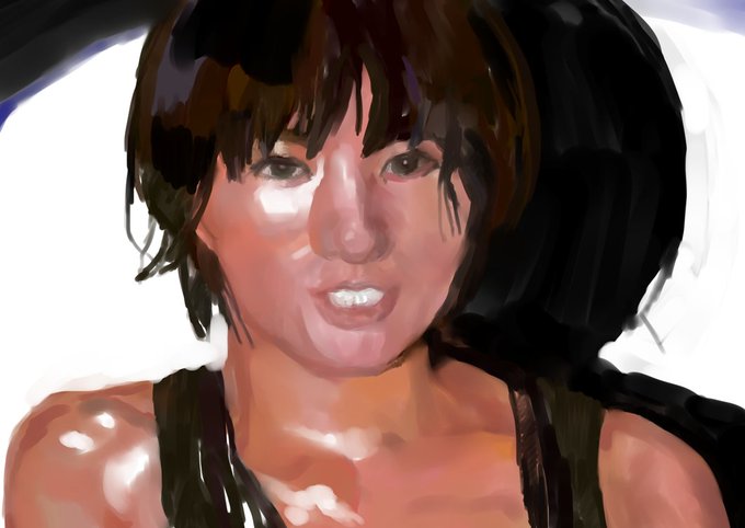 久々に人物画!ぐぬぬ、難しい 