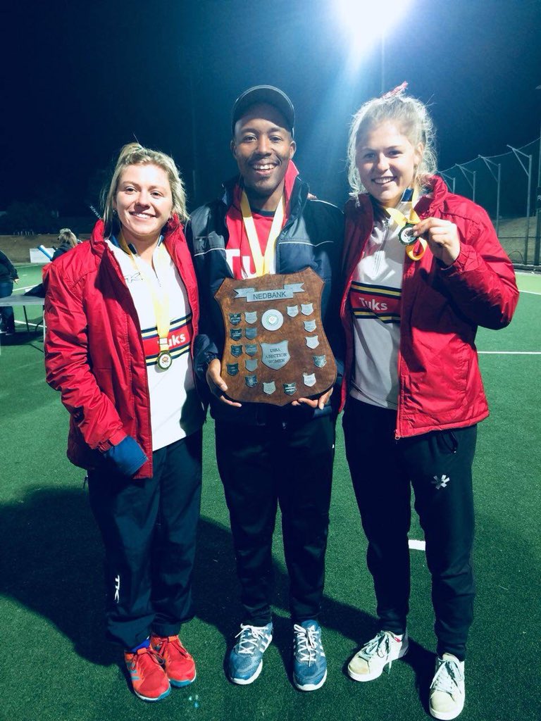 gsport4girls's tweet photo. #SaturdaySmile
Top Performances #USSA2018 Champions 🏆🙌
1️⃣UJ Women’s team wins the Football ⚽️
2️⃣Tuks Women’s Hockey team retains their title 🏑
3️⃣Tuks Women’s team wins the Netball 🏐
Congratulations 🎊 Ladies 👏👏👏
#GoGirls https://t.co/6TSiFc8Jq7