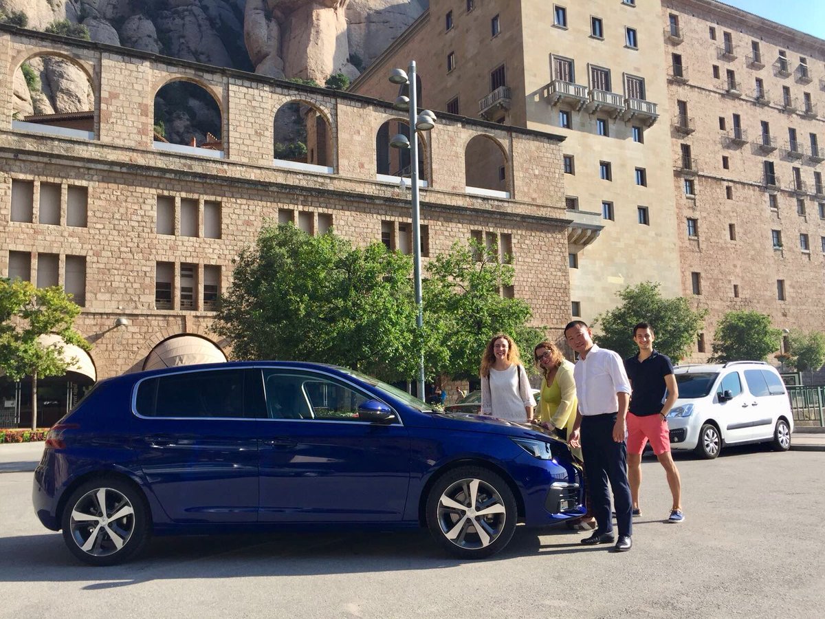 JCICatalonia's tweet photo. Comencem el 2n dia amb el nostre cotxe oficial per a aquesta visita tan intensa del vicepresident de @jcinews a Catalunya! Ja som a Montserrat, i avui ens esperen Igualada, Tarragona i Reus. Moltes gràcies a @SarautoPeugeot per fer-ho possible!
#peugeot308 #sarauto #ryubunontour https://t.co/T9kIZMbVES