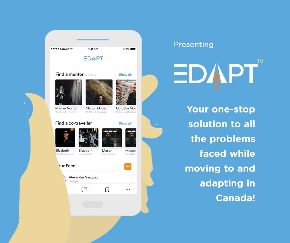 AppEdapt's tweet image. We are here to put an end to all the issues you have to go through while settling for studies in Canada! To know more click here khedapt.com
#Canada #InternationalStudents