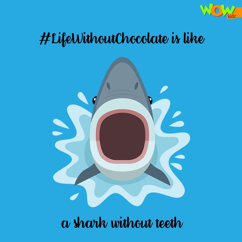 WowKidzTv's tweet photo. hahaha how many of you agree!? Send us more such entries and win BIG! #LifeWithoutChocolate https://t.co/ZHO65UIFf9