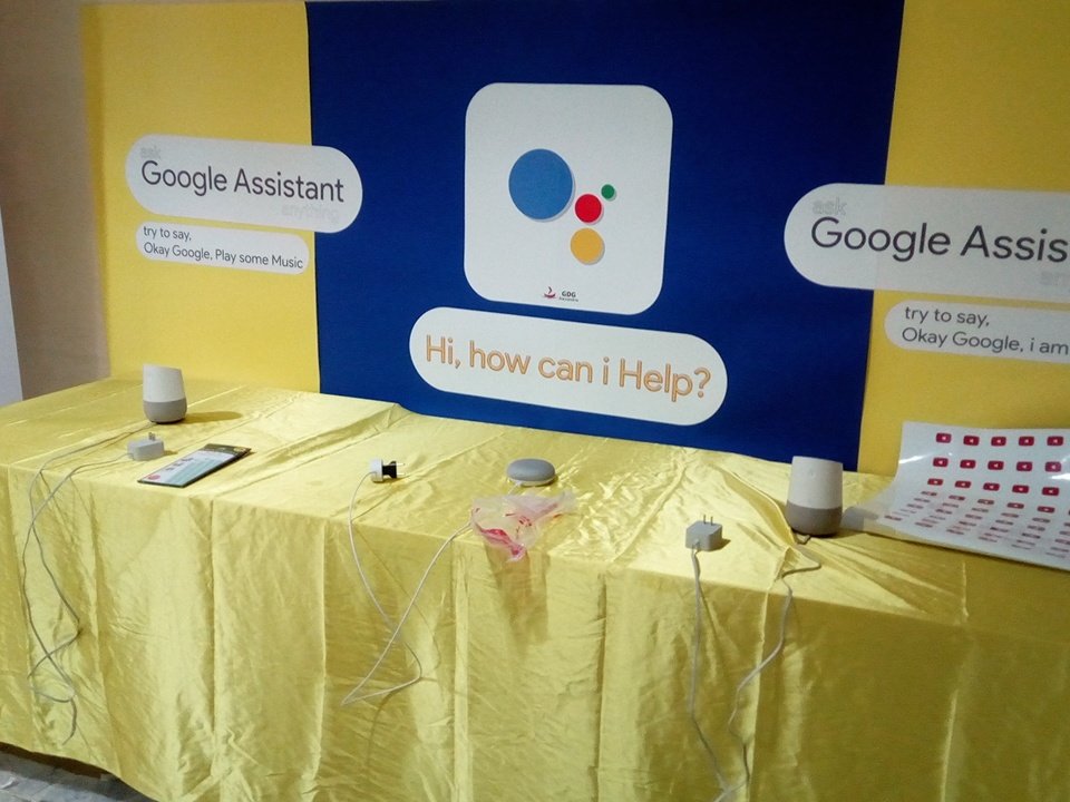 GDGAlexandria's tweet image. OK google ?!

#MaharatMinGoogle
#flutterextended @flutterio
#io18extended #IO18 @googledevs @gdg
#MENAIO #MENAIOExt @GDGAlex
#Assistant #BuildYourActions #buildactions