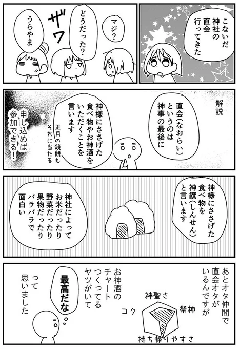 21話「神様と同じものを食べる」 | うだまの神社オタクの日常  