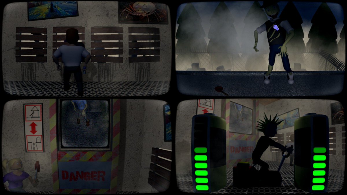 Wyvern_Ware's tweet image. #MultiTaskMaster does indeed have a zombie level. Barricade windows, knock down zombies, rescue survivors and keep the lights at the same time. Set up my Steam Store page yesterday and this is one of the screenshots I used. #screenshotsaturday #indiedev #gaming #zombies #gamedev