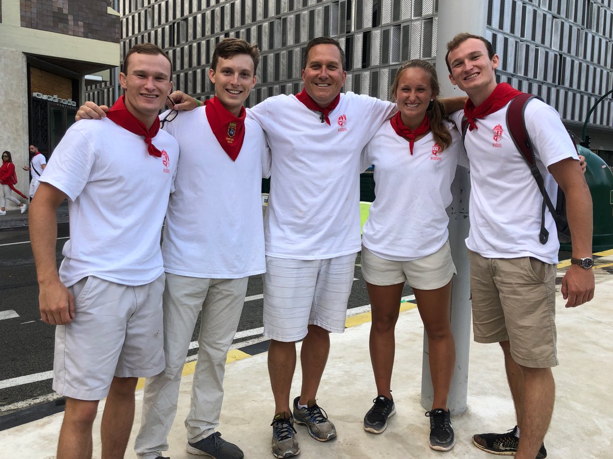 benjikelley's tweet photo. We did it! Yes, that’s Anna Grace, she decided last second 2 run:

-wild
-fast
-adrenaline
-frightening
-fun
-chaotic

#RunningWithTheBulls https://t.co/EDeFLMb9Fd