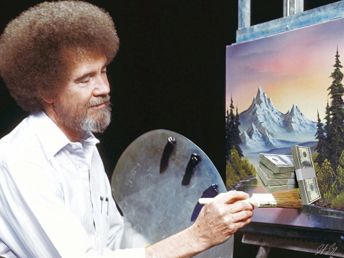 @violentbobross 'And over here we're just going to paint a happy little 50Gs.' #TUF27finale