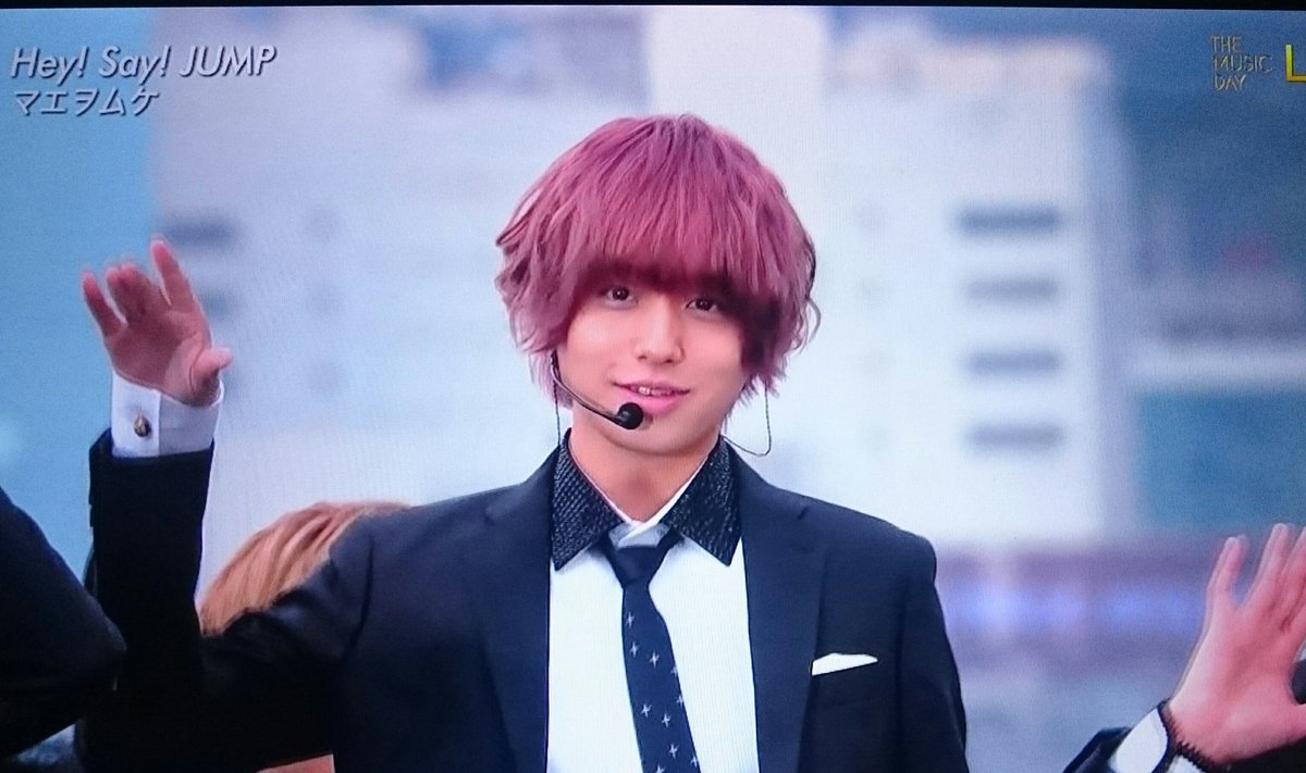 さと さと A Twitter 圧倒的に全員顔が良かった 伊野尾くん赤髪目立つしお似合い 伊野尾くんしか撮ってなかった Heysayjump Musicday