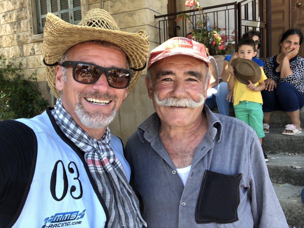 voiceofrally's tweet photo. Stageside on SS4 of Rally of Lebanon and this lovely bloke invited me into his house for coffee, lunch, dinner. Arak and insisted I come stay with his family next year! Love the Lebanese people, the most hospitable in the world! #ROL2018 https://t.co/3PRweEBqxN