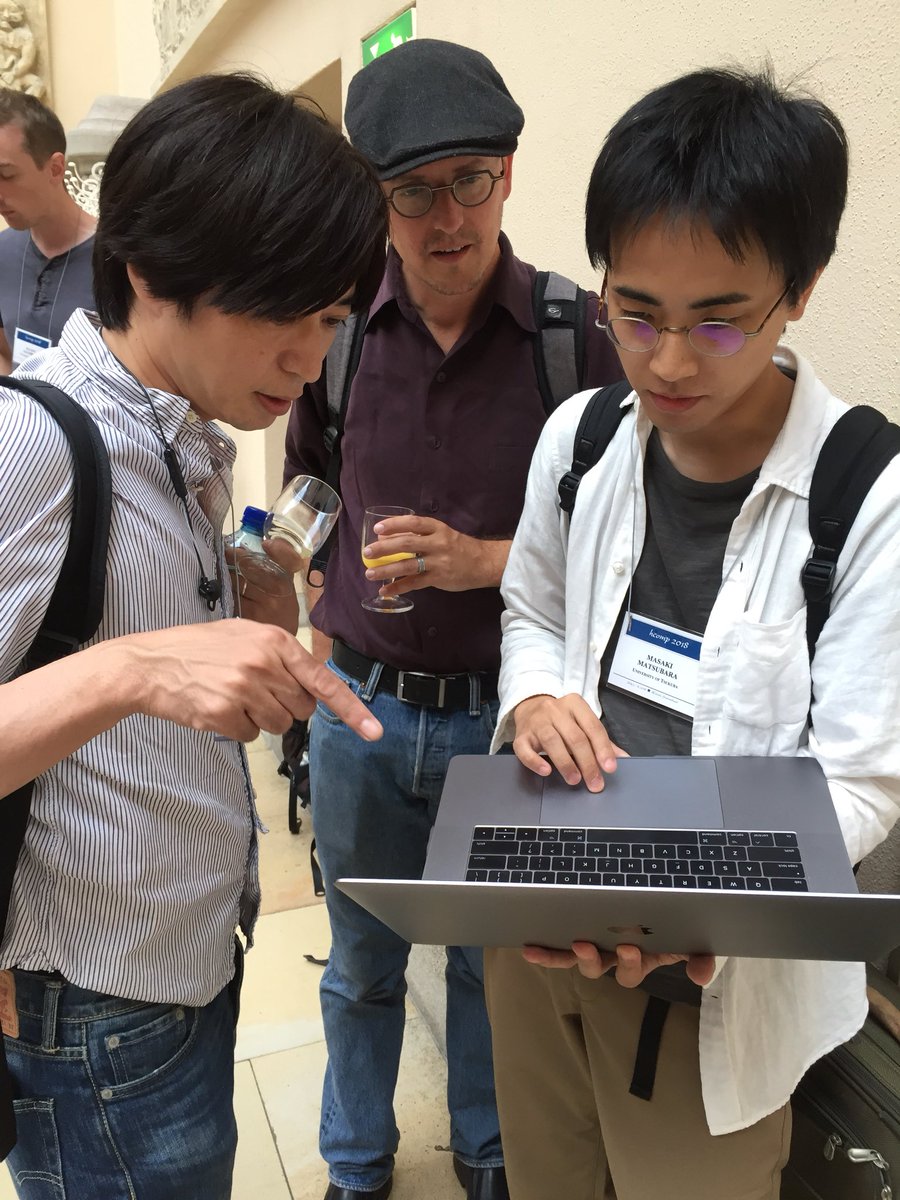 gkazai's tweet image. Coffee break #HCOMP2018