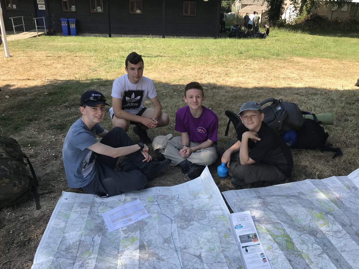 Cpl Fensome, Cdt Markham and Price are ready and raring to go on their Bronze DofE practice today.