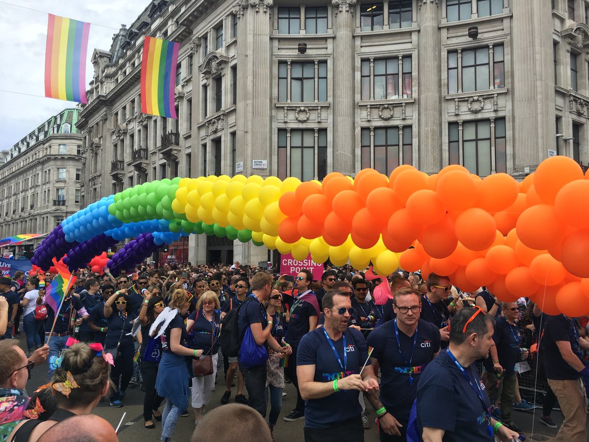 OvationDMCinUK's tweet photo. Today is #PrideLondon! 500 LGBT+ groups will parade through the centre of London at 12pm to celebrate diversity. #equalicity #pride #londonpride2018 🏳️🌈🏳️🌈🏳️🌈 https://t.co/LQHDe1SWiU