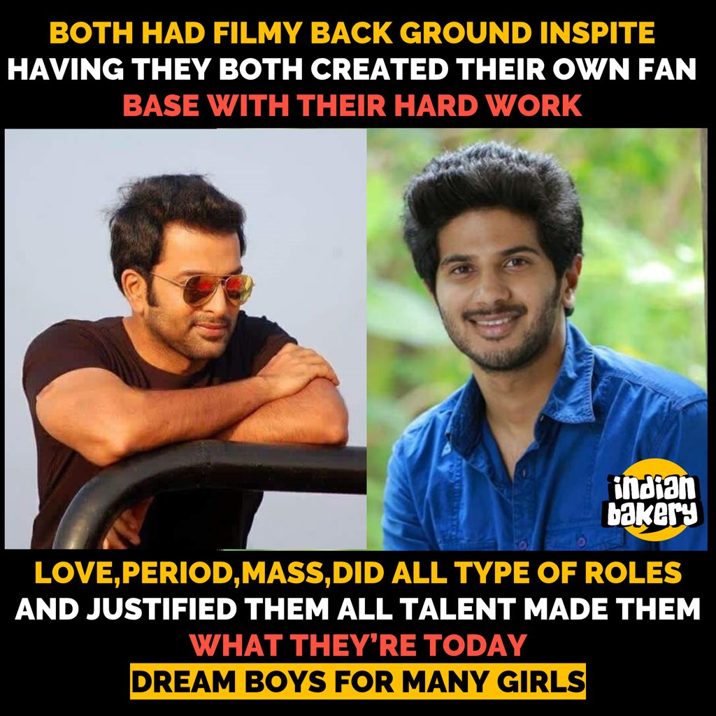 IBakeryOfficial's tweet photo. @PrithviOfficial and @dulQuer 😊

#IBDaily #Prithviraj #DQ https://t.co/YUjiubMuW0