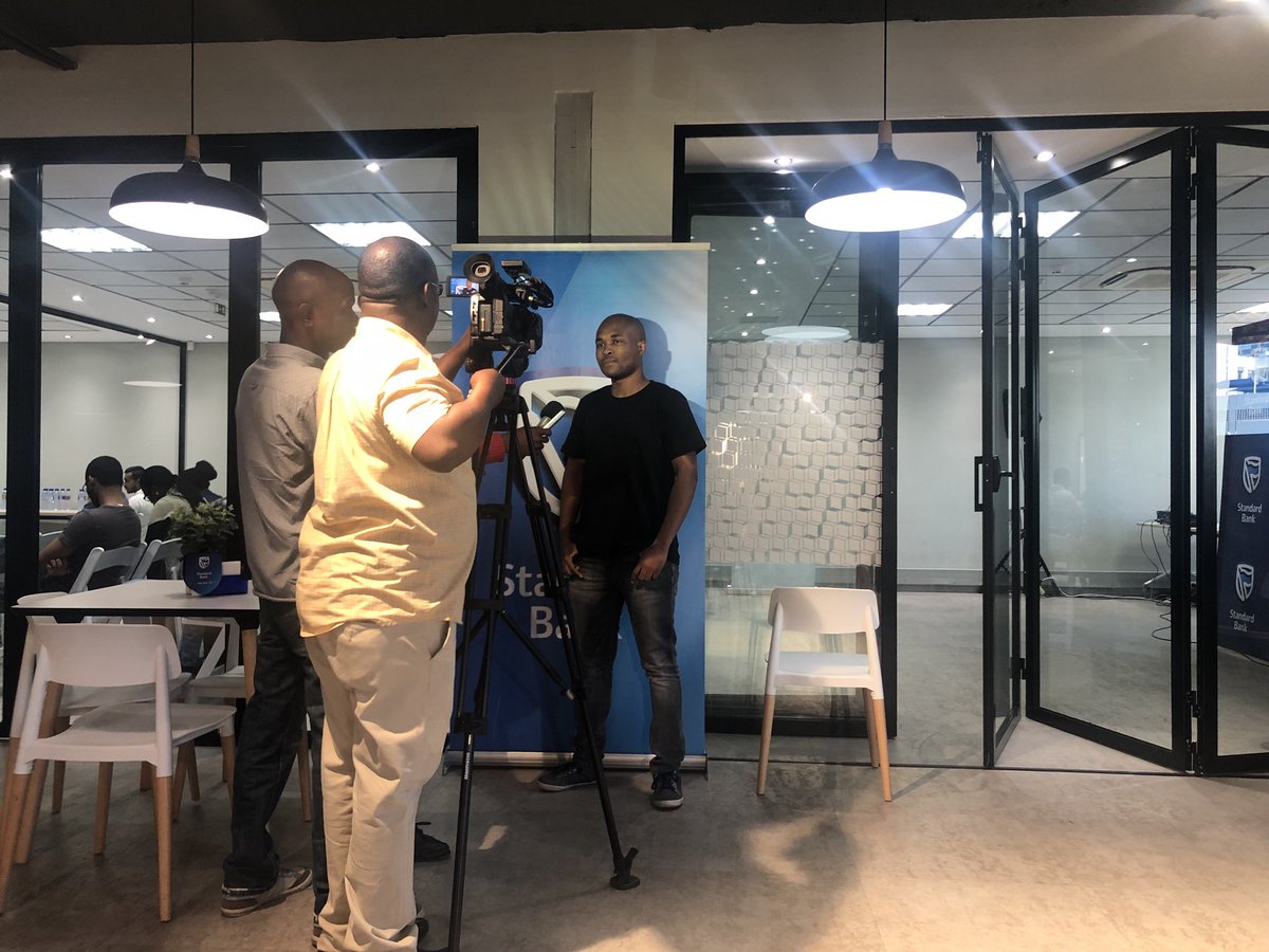 snwzulu's tweet photo. Interviews taking place with the Lepsta Co-founder before the meetup @sithembiso_k @_lepsta @_engineone #Mozambique #BlockchainBeyondCryptocurrencies  #EngineOne #Developers #Meetup #Maputo https://t.co/DbRxvwuOd0