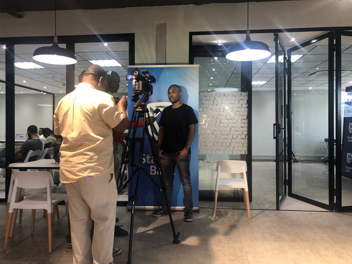 snwzulu's tweet photo. Interviews taking place with the Lepsta Co-founder before the meetup @sithembiso_k @_lepsta @_engineone #Mozambique #BlockchainBeyondCryptocurrencies  #EngineOne #Developers #Meetup #Maputo https://t.co/DbRxvwuOd0