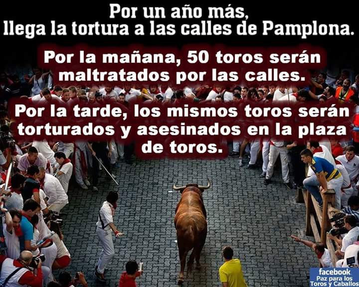 sempre64's tweet photo. #lembrade
#NoAlMaltratoAnimal
#SanferminesSinViolencia
#SanferminesSinViolencia https://t.co/Y79oYJybvx