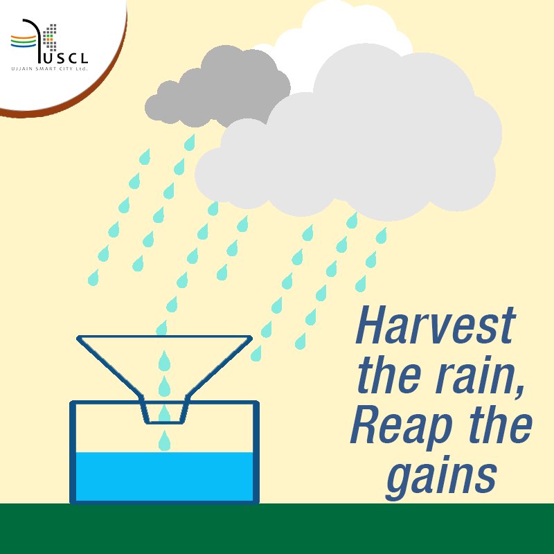 UjjainSmartCity's tweet photo. #UjjainSmartCity Ltd. appeals all #Ujjain residents to store #rainwater and help in increasing #water level.
#RainWater #RainWaterHarvesting #SaveWater #Harvest #rain #MadhyaPradesh #india #USCL #USCLProjects #SmartCity #SmartCities #weather 
T000265 https://t.co/ydJJvlEiSr
