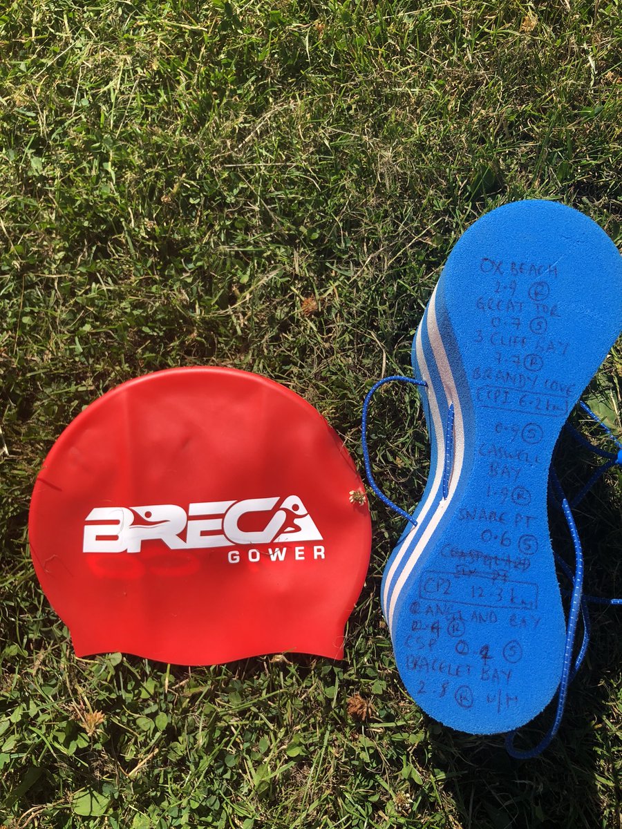 BrecaGower Swim Run- suncream check, pre race #percypigs check looks like team Taxi for 2 r day to go! Good luck everyone else!