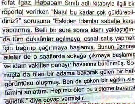 Hababam Sınıfı'nın bu kadar güldürmesinin sebebi neydi?  

#RıfatIlgaz şöyle yanıtlıyor: