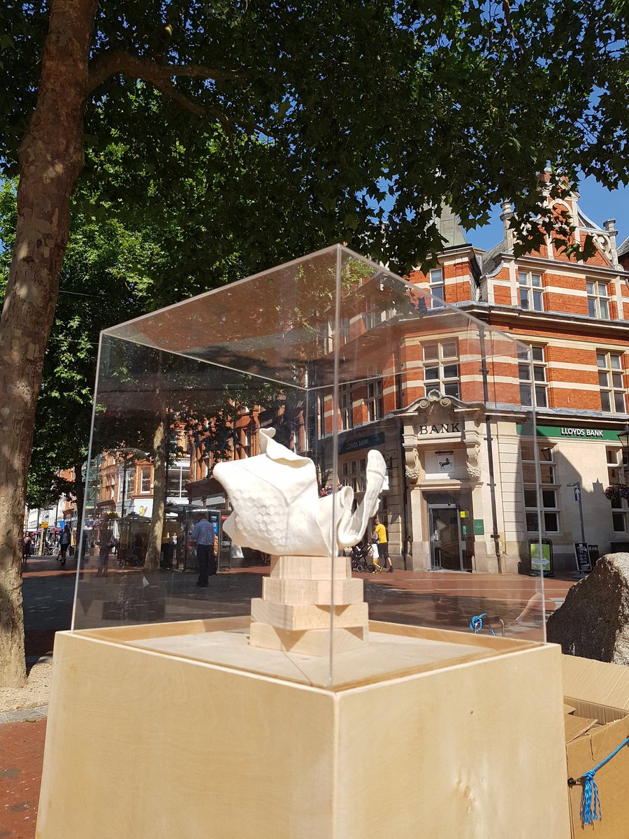 snstead's tweet image. Art in a box. @wearestash Micro Gallery on Broad St. #openforart @thejellyReading