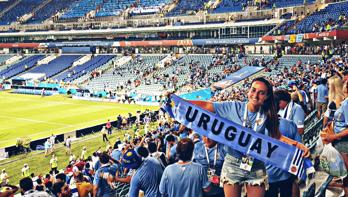 Rooum's tweet photo. Es impresionante lo que se vive y se siente en #Rusia2018 Gracias por tanto! #UruguayNomá #SoyCeleste https://t.co/uezGrnih9B