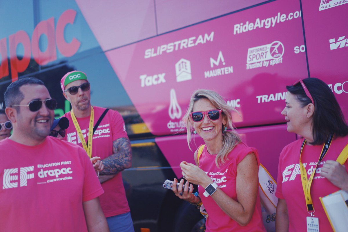 Scenes for the start of the #TDF2018 stage one. 

Special shout-out to <a href="/EF/">EF Education First</a> for coming out to Vendée to see us off as we set out on our big lap around France!