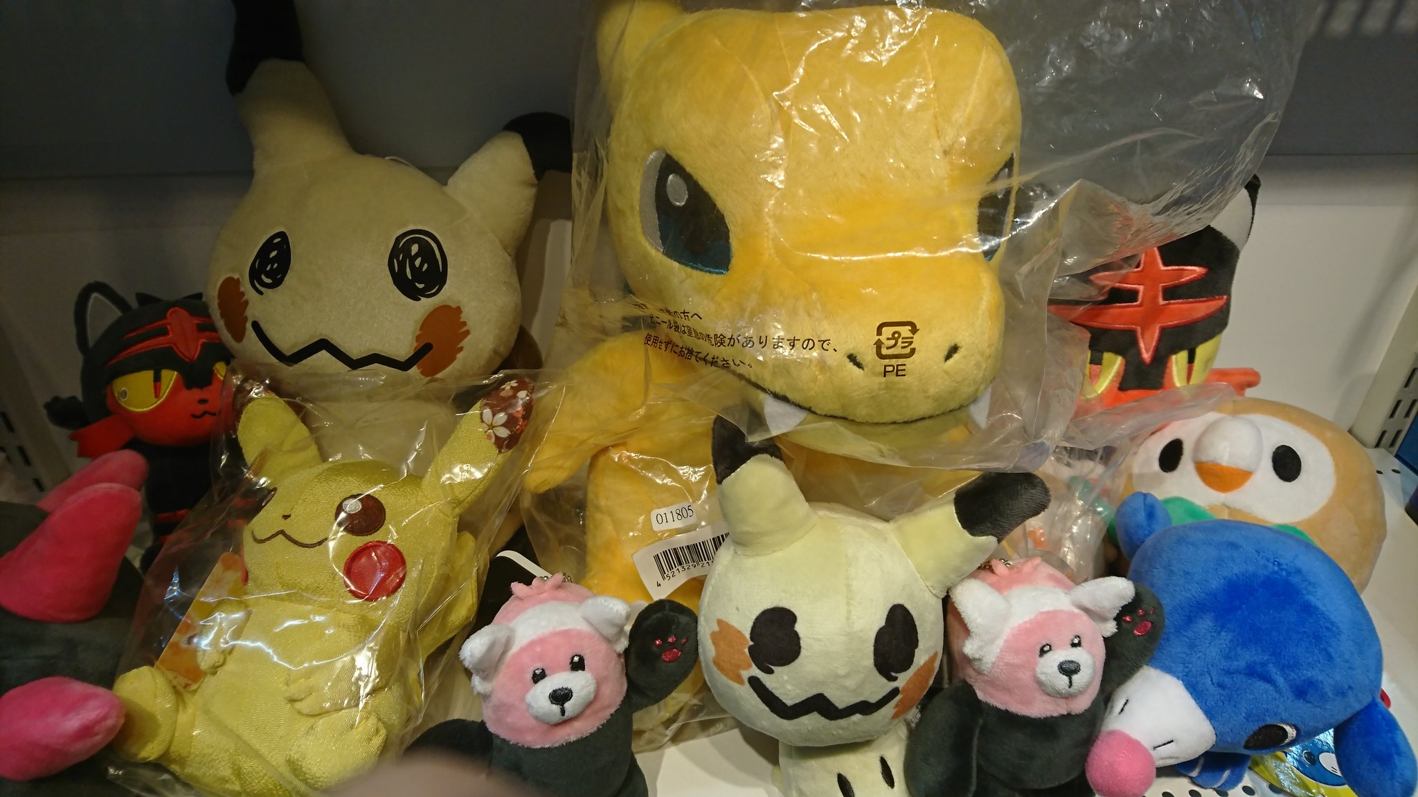 駿河屋秋葉原駅前店 ポケモンのぬいぐるみ大量入荷しました アルファサファイアで止まってるのでナマコみたいなポケモンがいてびっくりしました オススメはやっぱりリザードンですね 初代からここまで人気があるのはリザードン位じゃないでしょうか