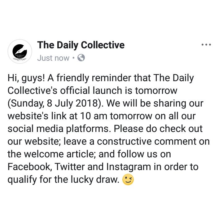 TheDailyCol's tweet photo. #OfficialLaunch #TheDailyCollectiveTeam https://t.co/HNIVyzYUD0