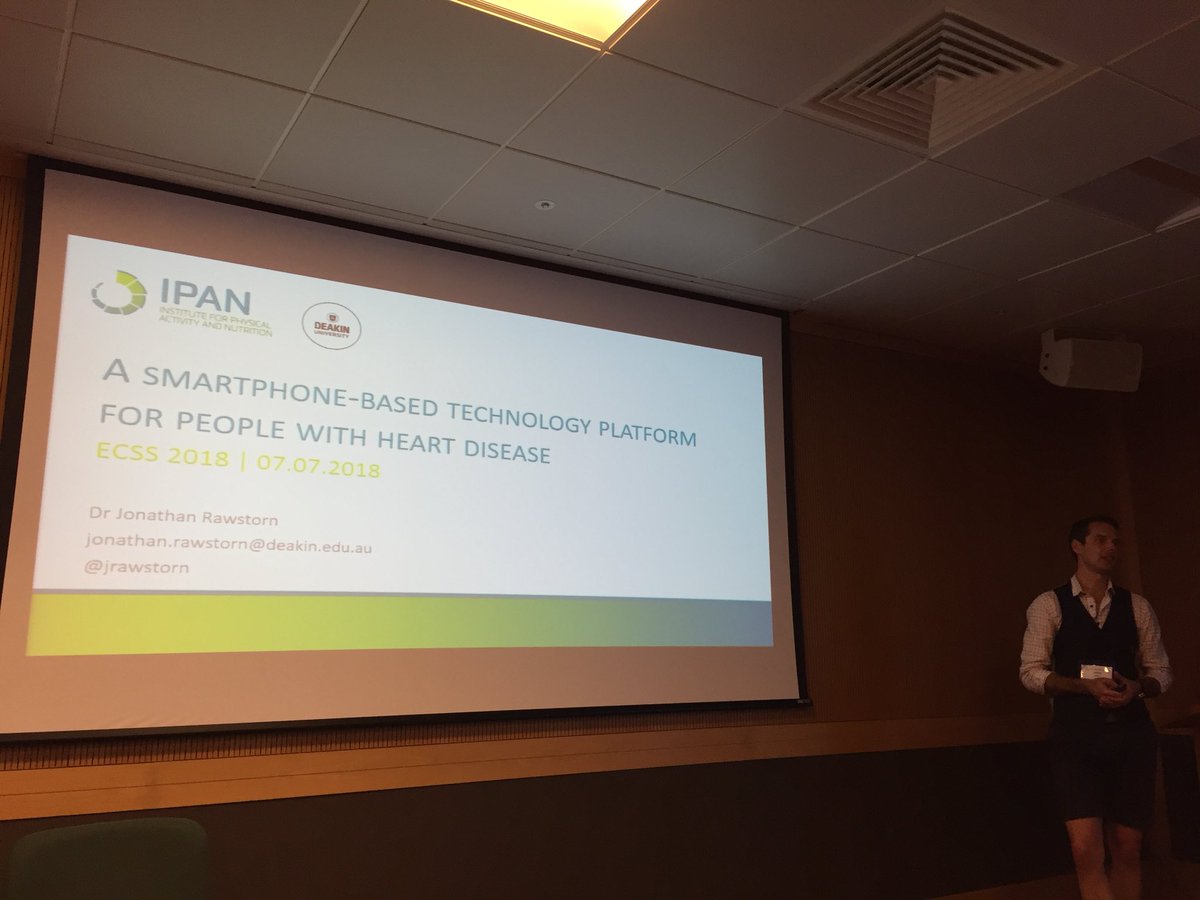 DallingaJoan's tweet photo. And now @jrawstorn about smartphone based platform for people with heart disease #anappforall @MarijeDeutekom @ECSSCongress @ralphmaddison @vos_steven https://t.co/Fuwp4gHrPD