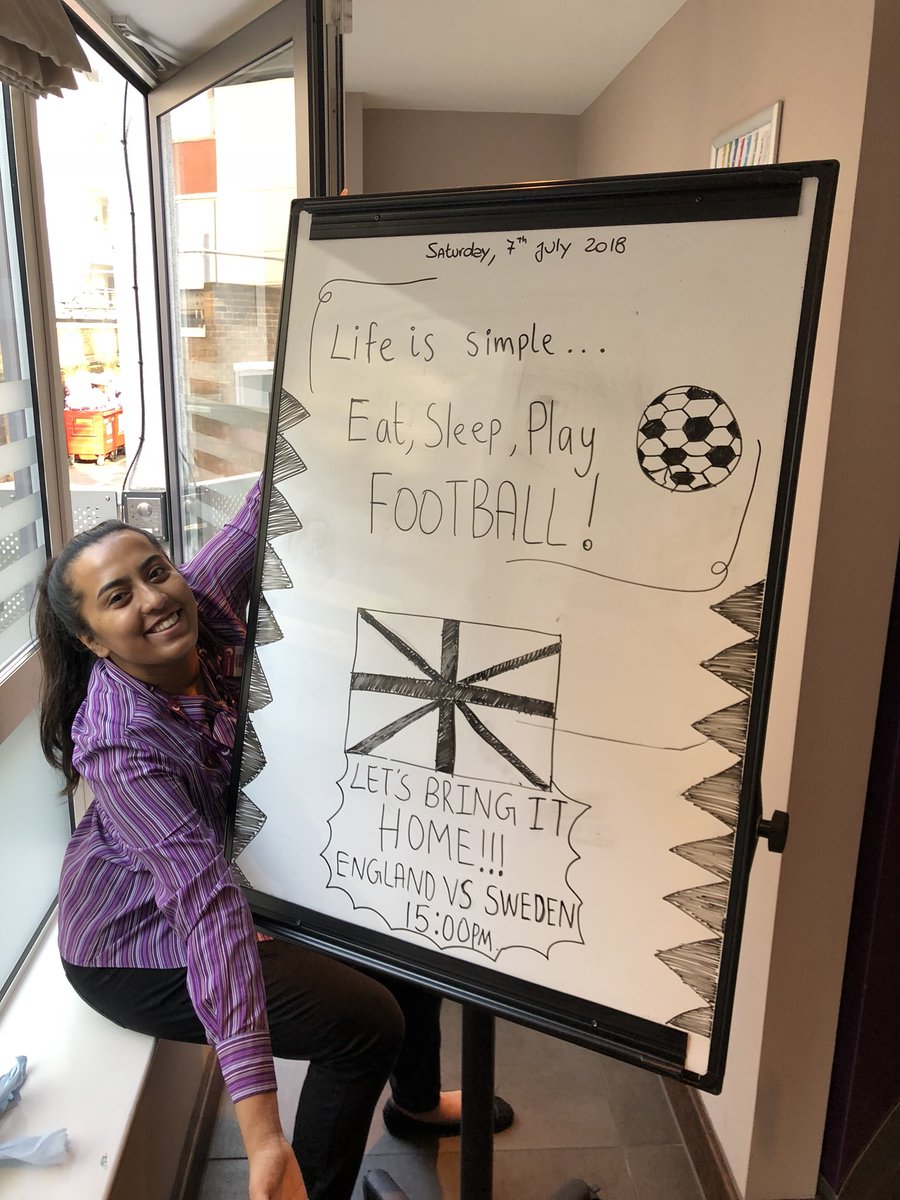 Team St Pancras ready for kick off 💪⚽️ <a href="/PIStPancras/">PI St Pancras</a> #ItsComingHome @R4chelMcKeeman <a href="/SDEBDD/">simon ewins</a>  @Sam8791A <a href="/Safilla87/">Safia Fletcher</a>