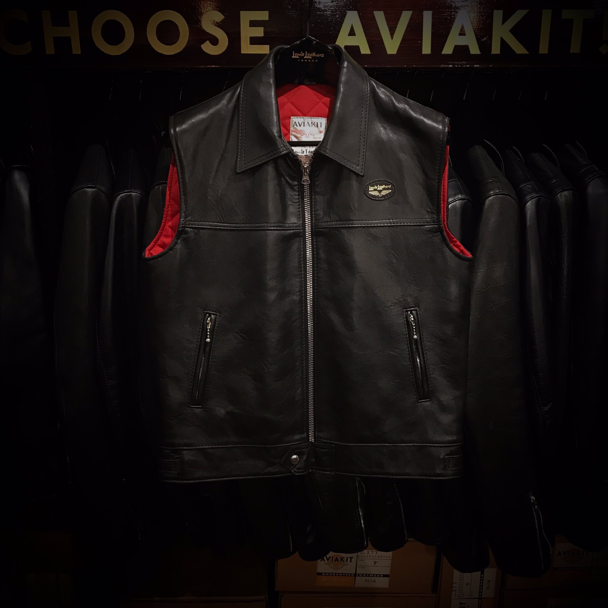 ルイスレザーズ サイクロン カットオフ ベスト 44 XL 革ジャン ジャケット 売り切れ必至！ ベスト カットオフ サイクロン ルイスレザーズ