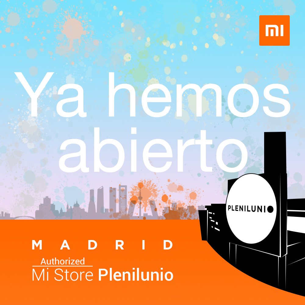 MiStorePleni's tweet photo. YA ESTAMOS AQUÍ ¡Llegó el día de la Gran Apertura! Te esperamos hoy con muchas sorpresas y premios ¡Ven a vivir la experiencia Xiaomi en Plenilunio! Os esperamos  🙌💃 #Xiaomi #MiStorePleni https://t.co/TYXAZCBCNb