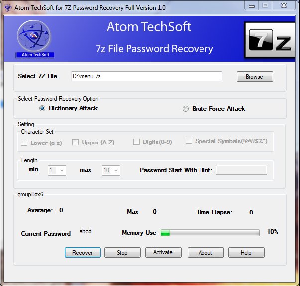 7z password doesn 7z password doesn