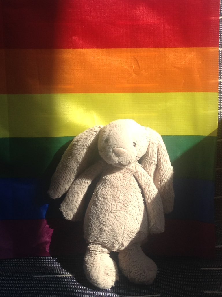littlerabbitLDN's tweet photo. Happy Pride! #PrideLondon #PrideRabbit https://t.co/TcrYaaqIof