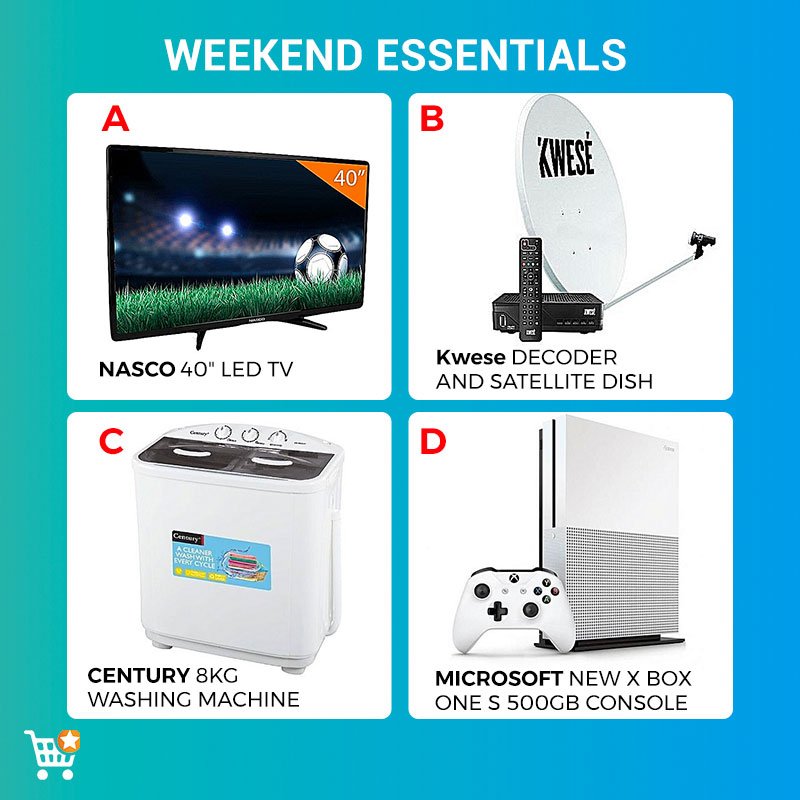 JumiaNigeria's tweet image. The weekend is here!! 
Which of these would rock your world this weekend?
Reply &amp;amp; RT
goo.gl/qMyyzh
#WeekendEssentials