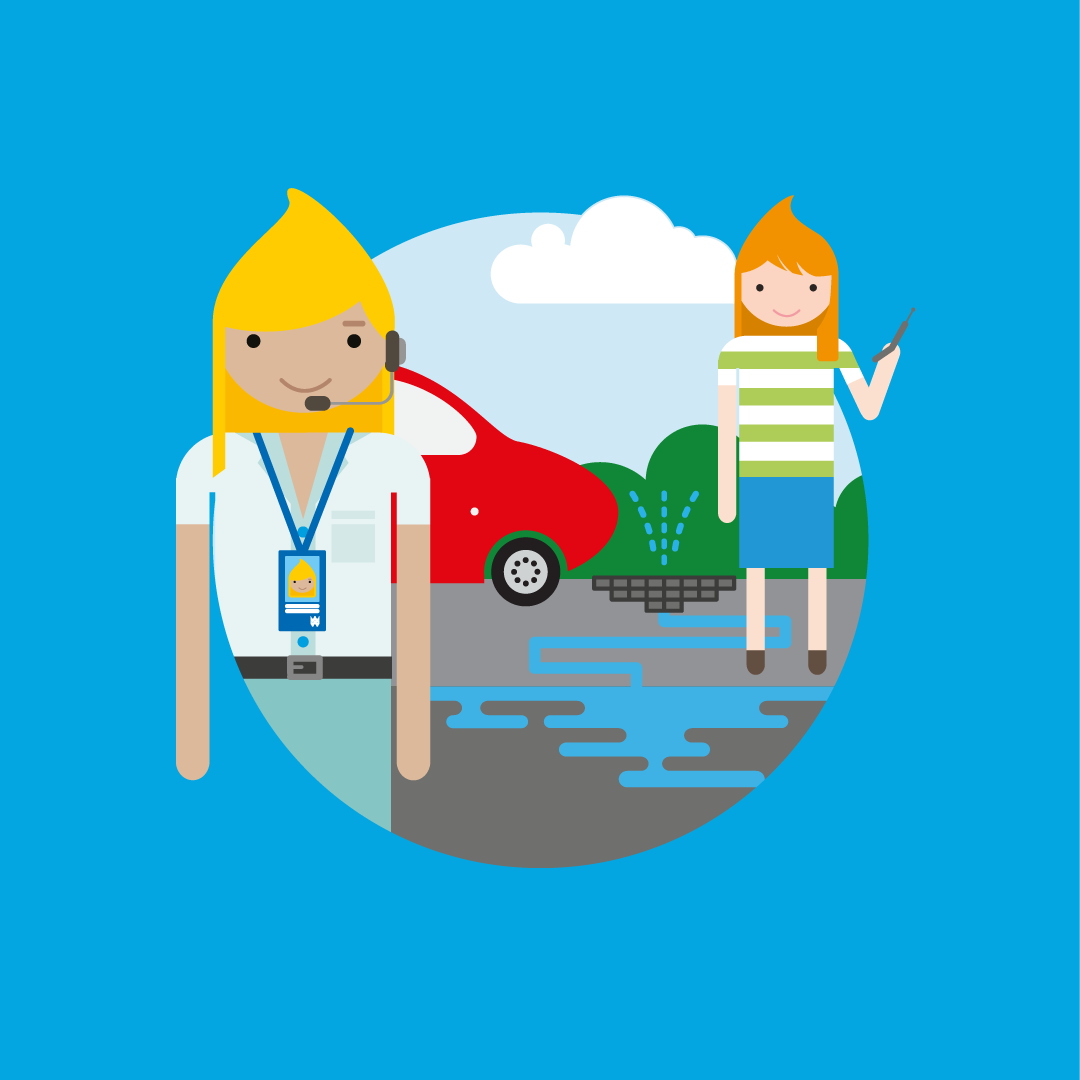 DwrCymru's tweet photo. With this hot weather, we know you need your water. ☀️💦
We have 450 people working 7 days a week to help spot and repair leaks.
👀 We also need your help. If you spot a leak let us know at https://t.co/Xz3Sb7aPR8 https://t.co/5nHABwTkhU