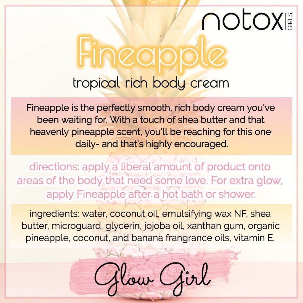Glow Girl tropical rich body cream - Fineapple ✨✨✨