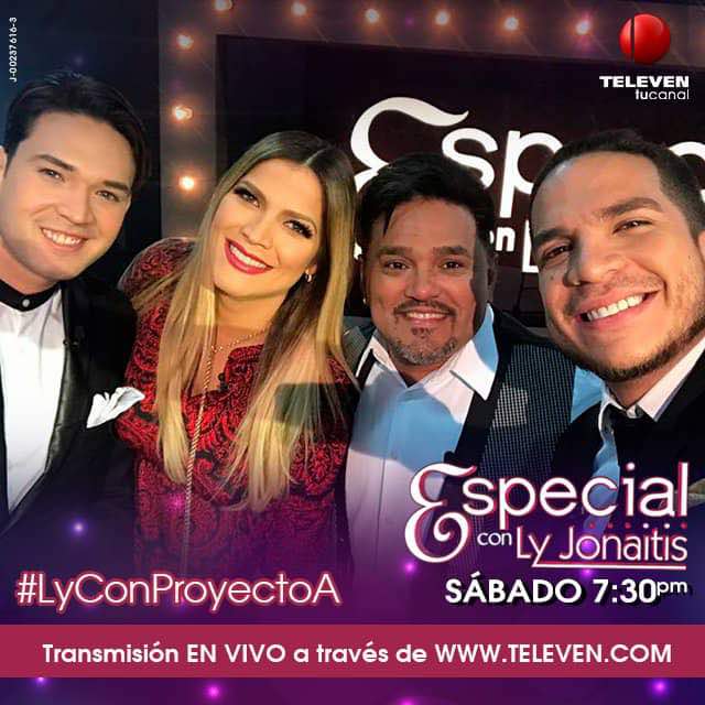 JenniAlbornoz's tweet photo. Desde el Zulia con las pilas puestas desde ya esperando el @EspecialconLy por @TelevenTV de nuestros guapos de @salsaproyectoa #LyConProyectoA a las 7:30 pm https://t.co/vne7K4ygAw