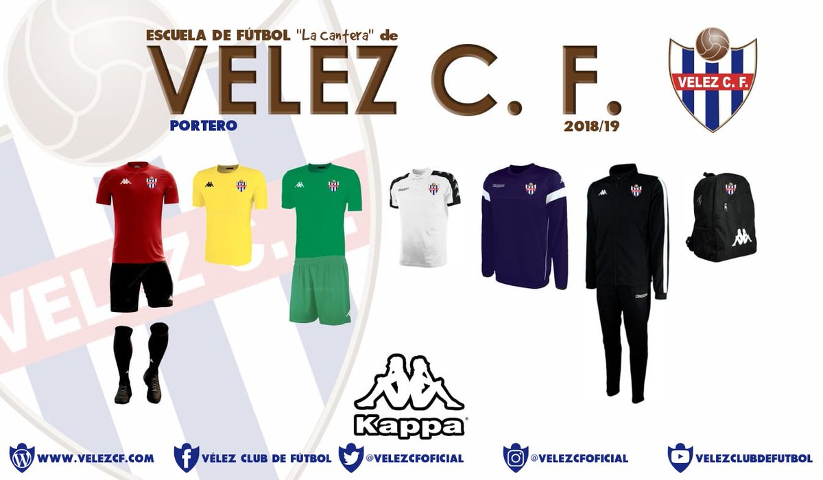 💎 LA CANTERA ⚽️

👕 Pack de equipamiento deportivo <a href="/KappaSport_ES/">Kappa Iberia</a> que lucirá #LaCantera de #VélezCF durante la temporada 2018/19.

📝Aún puedes inscribirte ¡Plazas limitadas!
📲 661560708
📲 605449724

ℹ️ velezcf.com/escuela-de-fut…

🏙️ #KommienzaAlgoGRANDE
✌️ #VamosVélez