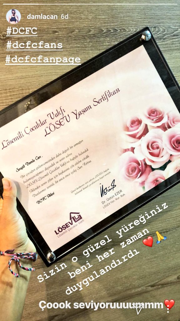 "Sizin o güzel yüreğiniz beni her zaman gururlandırdı" <a href="/damlacan_/">Damlacan</a> 💛

#DamlaCan #DCFC
