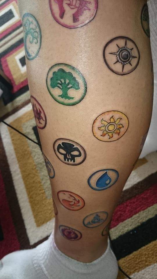 My new Phyrexian Tattoo  Tattoos Fantasy tattoos Art tattoo