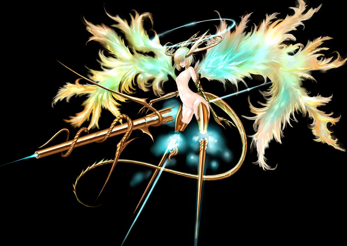 夏コミ本の『オラトリオ・インフェルノ』で敵として登場する天使です。
天使軍を率いる提督です!
今回ばかりはサキュバスごときでは勝ち目はありません!ホンマに! 