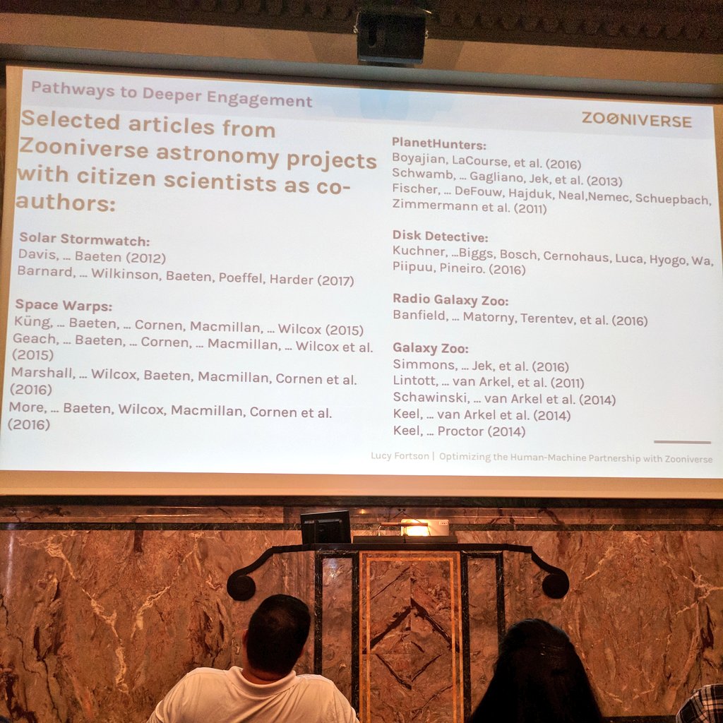 laroyo's tweet image. @hcomp_conf #HCOMP2018 #CI2018 humans and machines together in @the_zooniverse @LucyFortson #humansINtheLoop #deep #engagement