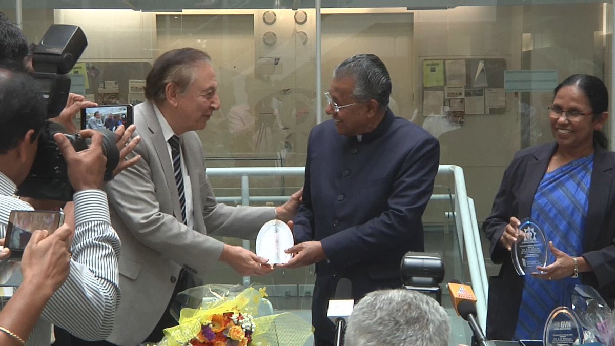 cpimspeak's tweet image. Kerala Government Honoured by American Virology Institute for Nipah Virus Containment.