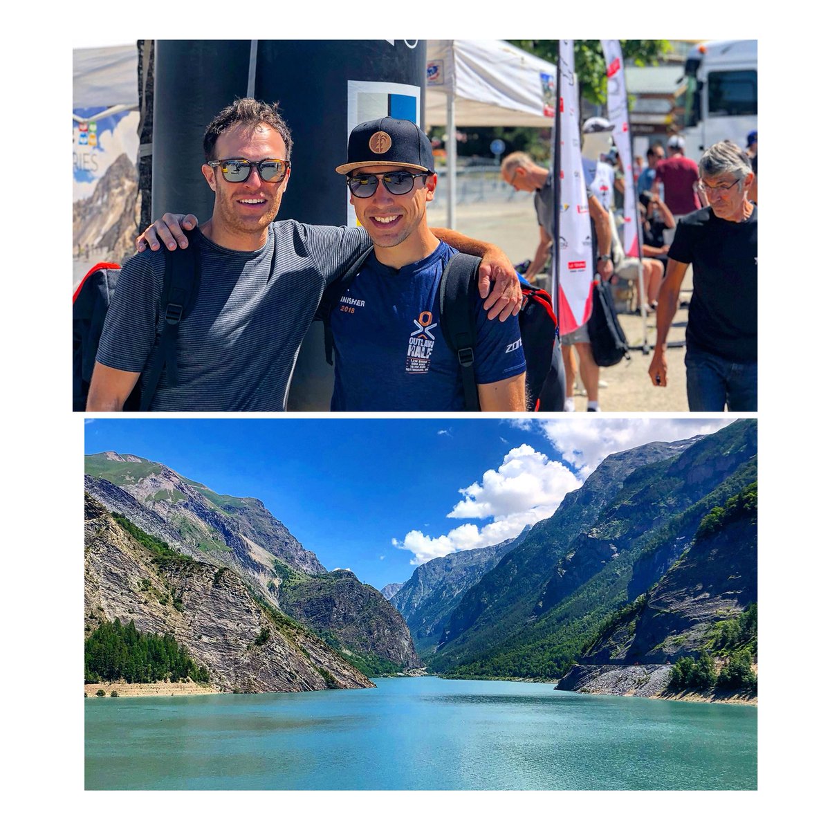 Registration and warm up ride before tomorrow’s race done. Ready to ride up and down 4 mountains as fast as I can! #lamarmotte