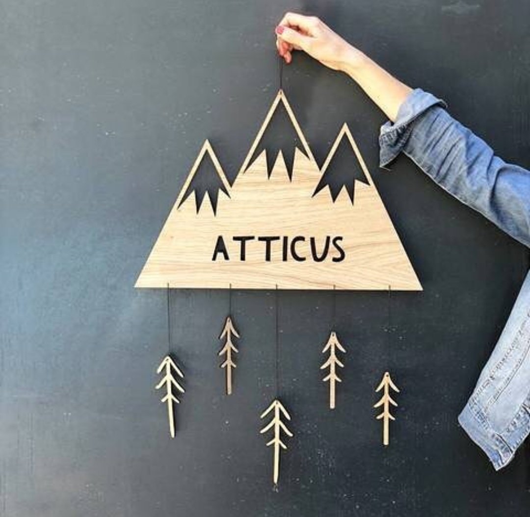 We've been hard at work in the studio designing some new wall hangings - this one looks set to be a firm favourite already! #mountains #travel #homedecor