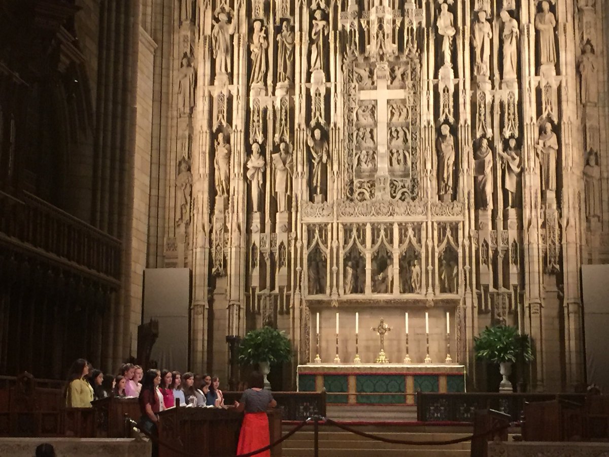 Rehearsing at <a href="/SaintThomasNYC/">Saint Thomas Church</a> with <a href="/danielhydeorgan/">Daniel Hyde</a> at the console.