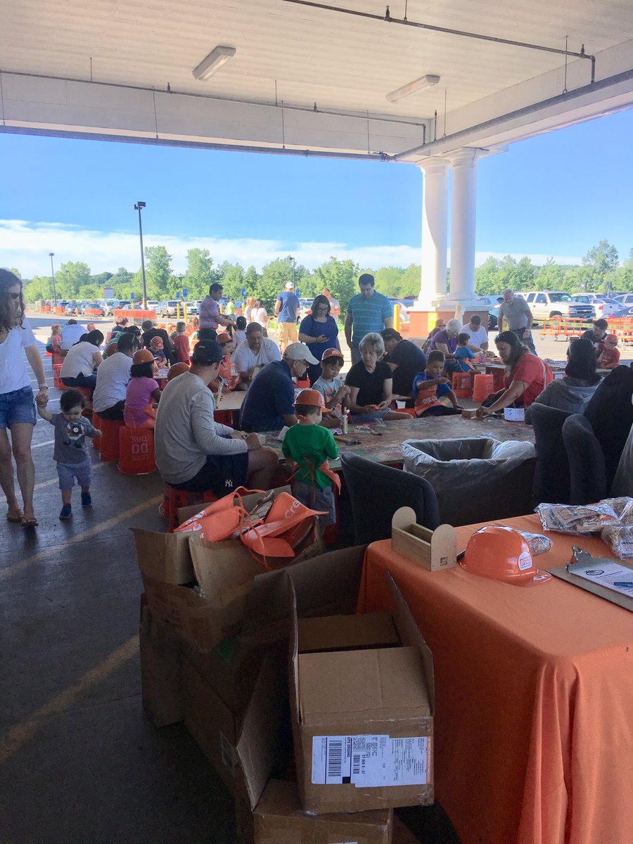 Trumbull Home Depot kids workshop ......