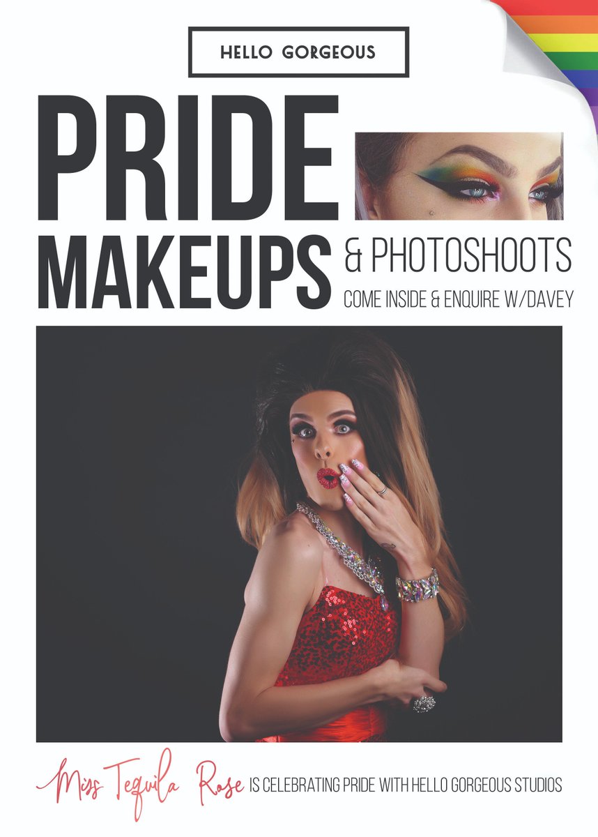 GorgeousStudios's tweet photo. Win A Makeover &amp; Photoshoot

Hello Gorgeous Studios

Fill Out The Form On

https://t.co/04nfbUY3fX

Full On Pamper &amp; Photography Day Out

Winner Will Be Announced On 15 August 2018

#winaphotoshoot #hellogorgeousstudios #giveaway #pridephotoshoot #pridemakeup https://t.co/Cw5rG8qUq9
