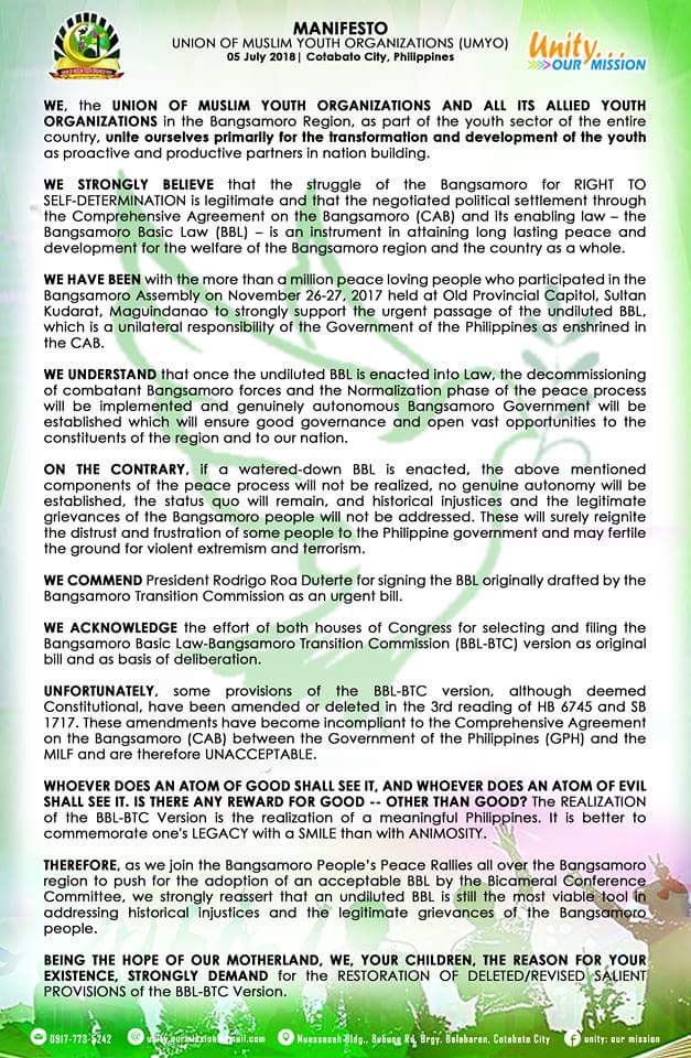 SoulPeace3's tweet photo. @gmanews YOUTH MANIFESTO! 
Oh You Honorable Lawmakers, Hear OUR voices!
#UNITYourMISSION https://t.co/QHzeQWDNgU